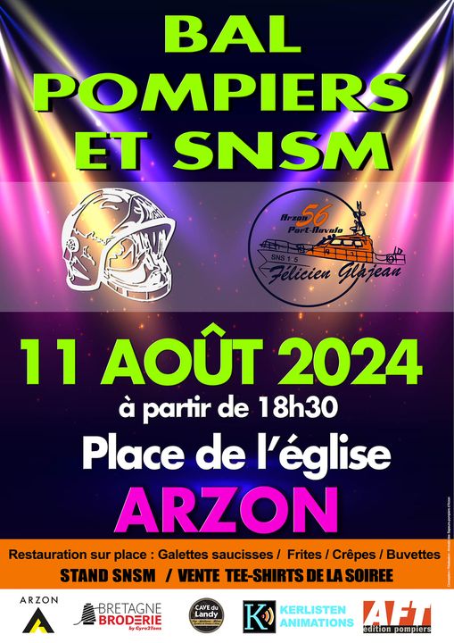 bal pompiers arzon snsm 2024